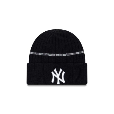 Blue New York Yankees Hat - New Era MLB Sport Knit Beanie USA7345189